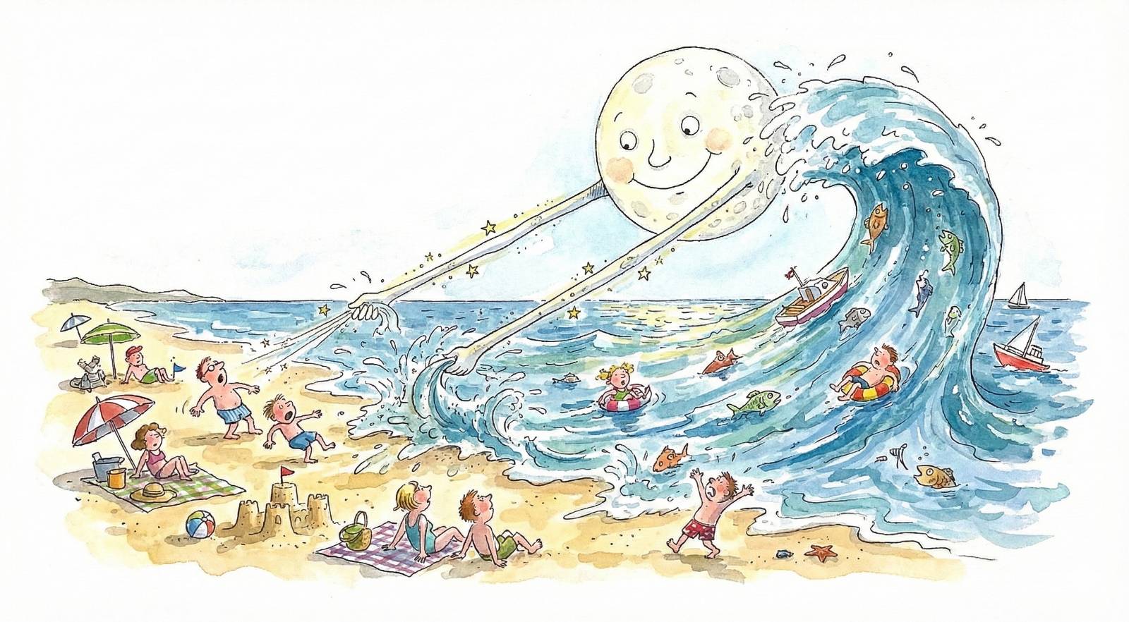 #2  달은 왜 바닷물만 끌어당길까?의 썸네일 이미지