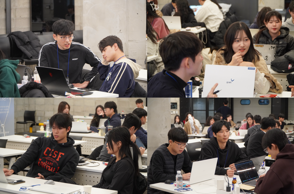 새벽에도 열정적인 참가자들의 모습들입니다!