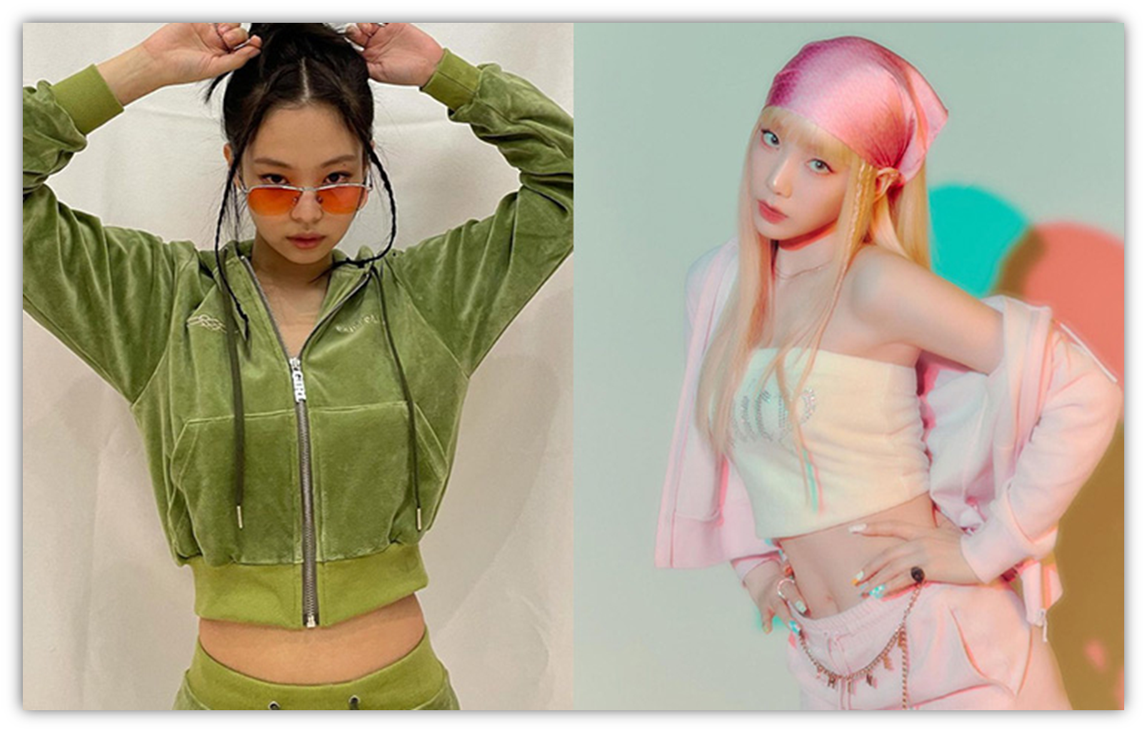 출처 : 하퍼스 바자 코리아 / Y2K 패션을 입은 연에인들