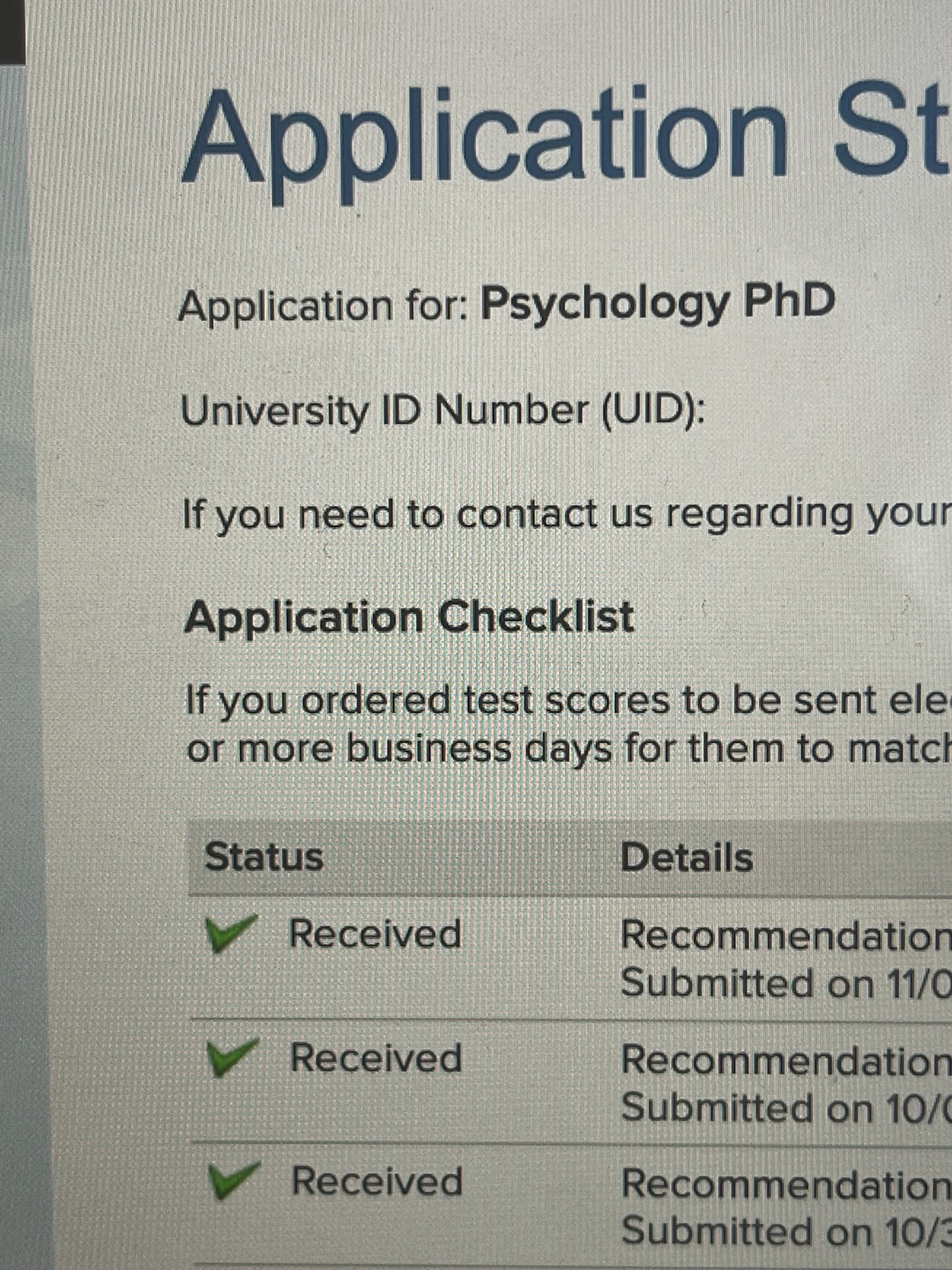 약 3달동안 준비했던 미국 대학원 원서 접수 끝!