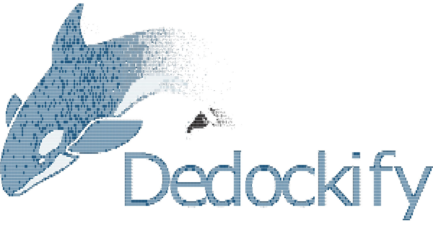 Dedockify라는 이름은 docker와 해독(decode)이라는 의미가 합쳐진 것입니다.