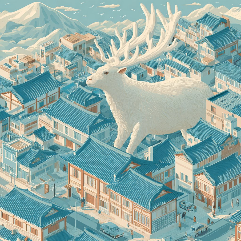 은평구&nbsp;Isometric 사슴