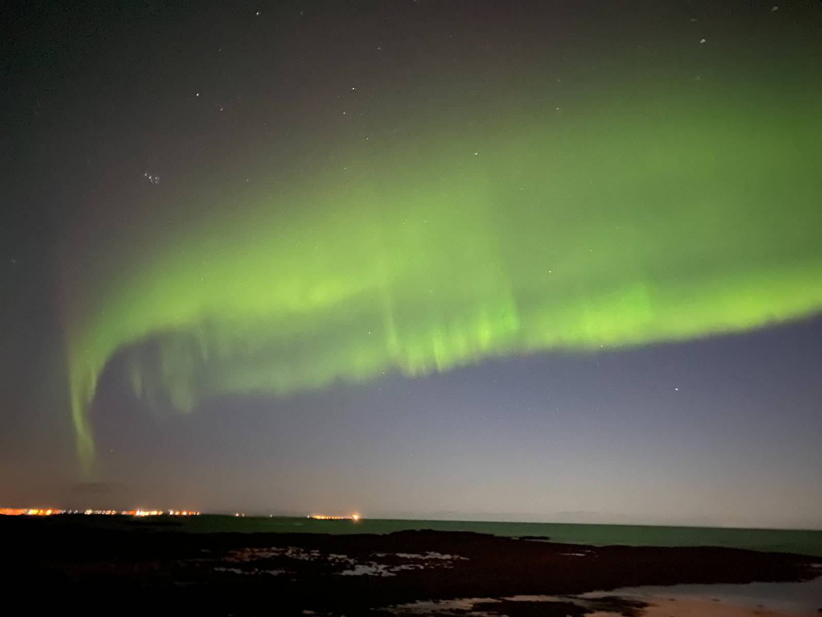 아이슬란드에서 찾은 오로라 ✨&nbsp;