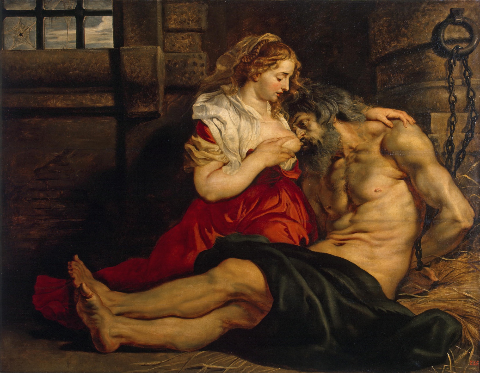 Roman Charity (Cimon and Pero), circa 1612 / Rubens, Peter Paul (Pietro Pauolo). 1577-1640