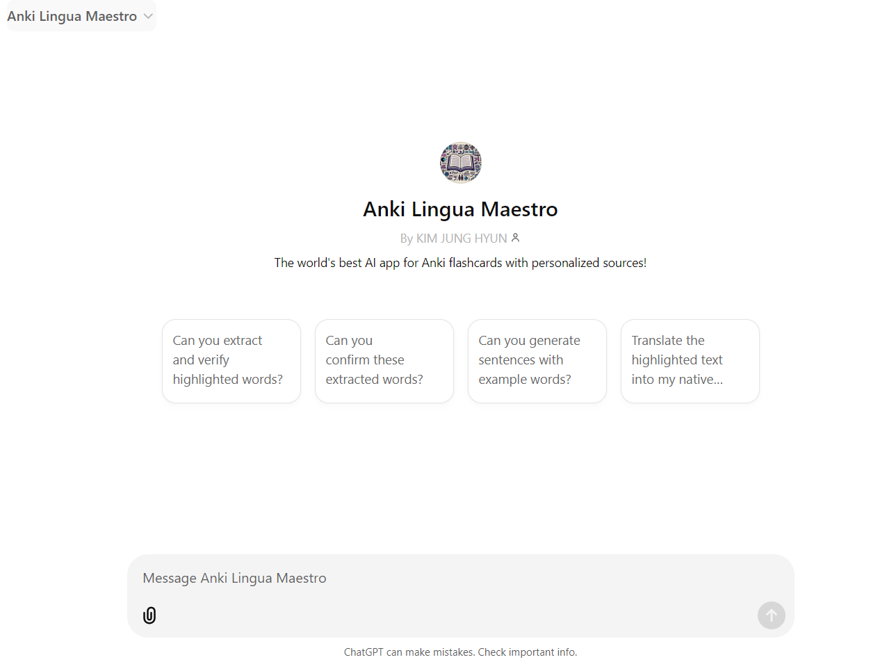 Anki Lingua Maestro