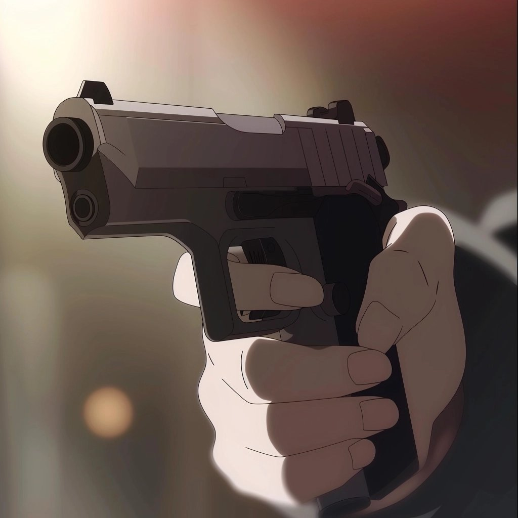 gun in hand anime