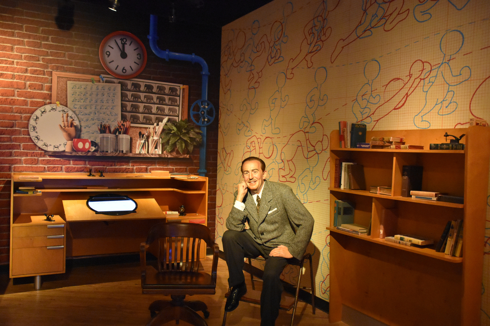 올랜도 마담투소 박물관에 있는 창업자 월트 디즈니의 밀랍인형. shutterstock