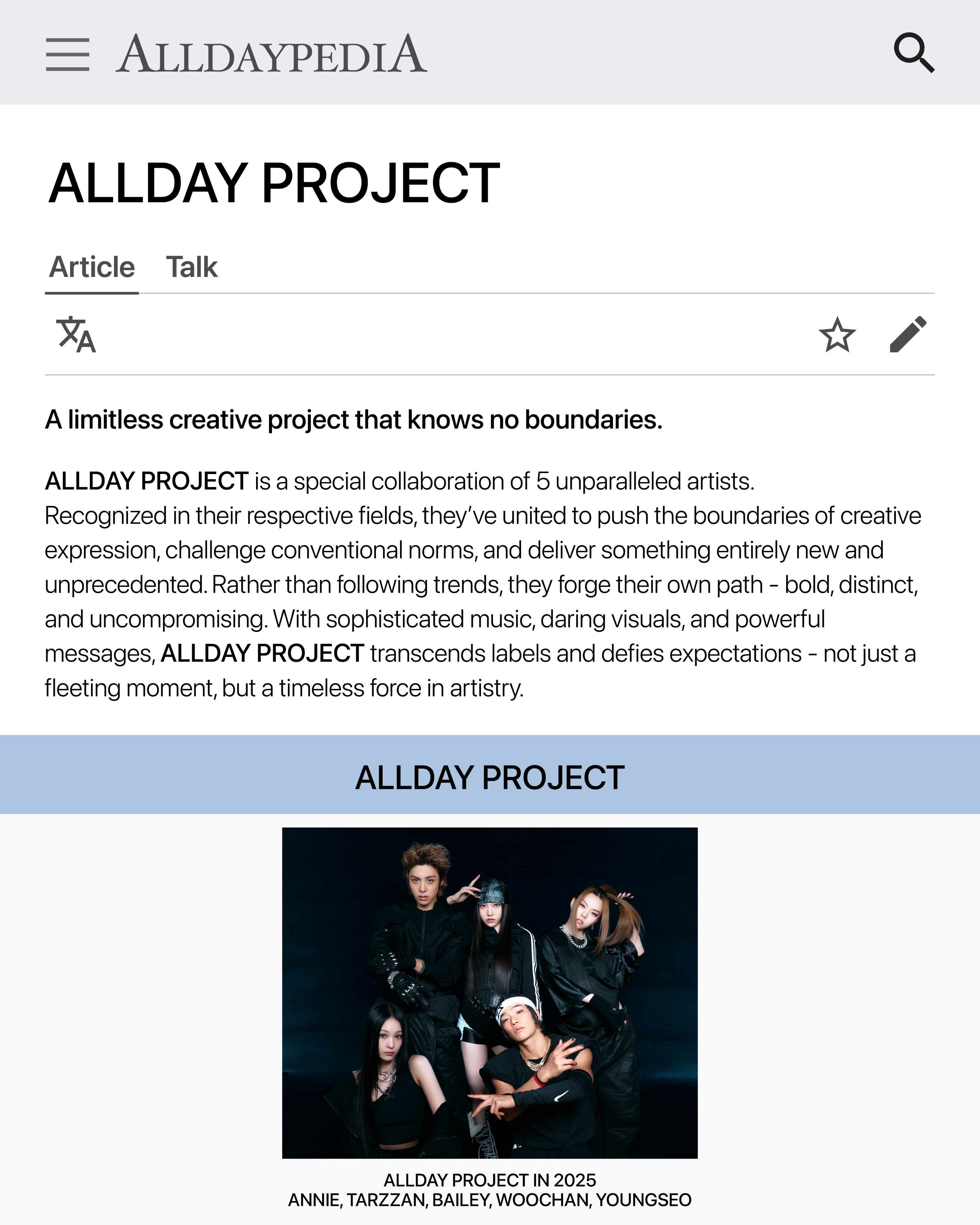 ALLDAY PROJECT - [FAMOUS] Teaser Images