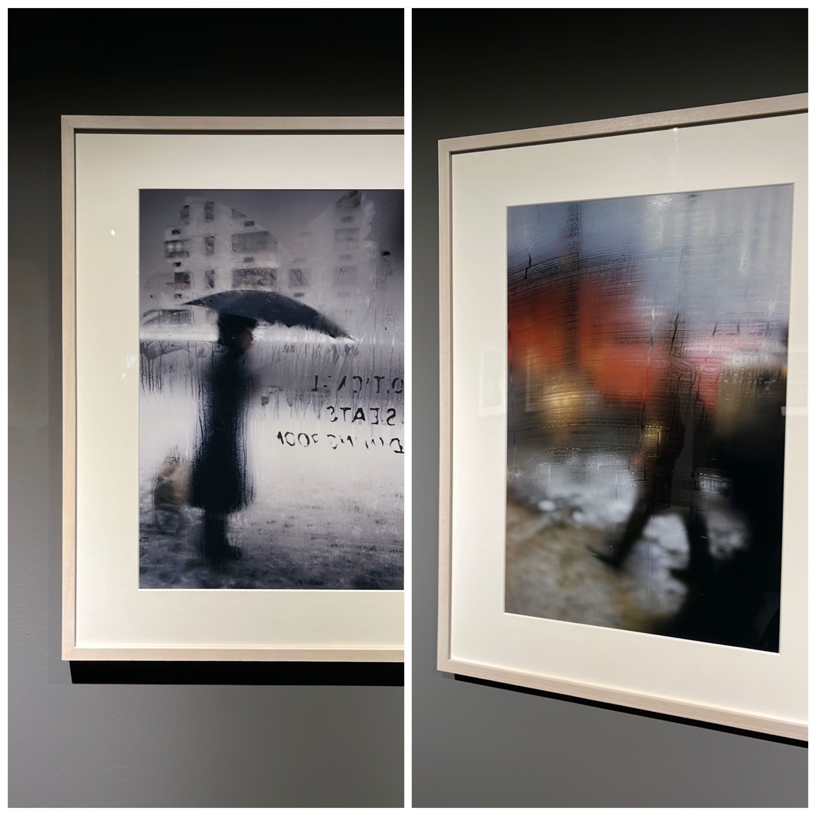 창문 너머 어렴풋이 보이는 피사체&nbsp;