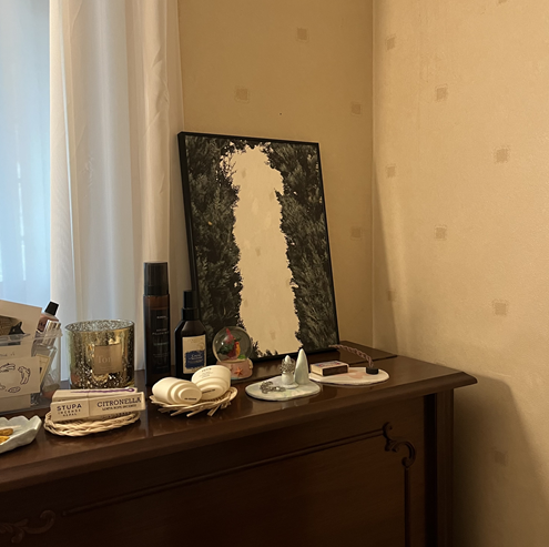 어제 드디어 언박싱한나의 예쁘고 아름다운 new 거울(자랑)