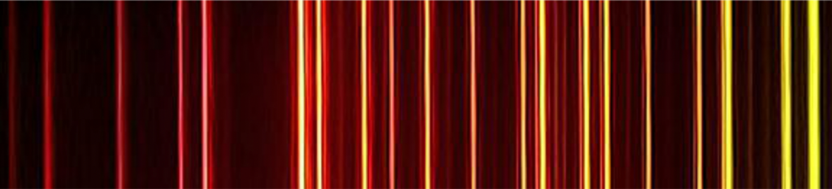 <b><i>Figure.7</i></b> 네온의 선 스펙트럼, 넷플릭스 인트로 아님. 여러 선으로 보이는 제이만 효과를 볼 수 있다