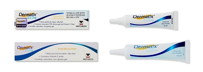 정품(위) / 가품(아래) 전면 포장박스 및 튜브 비교 이미지