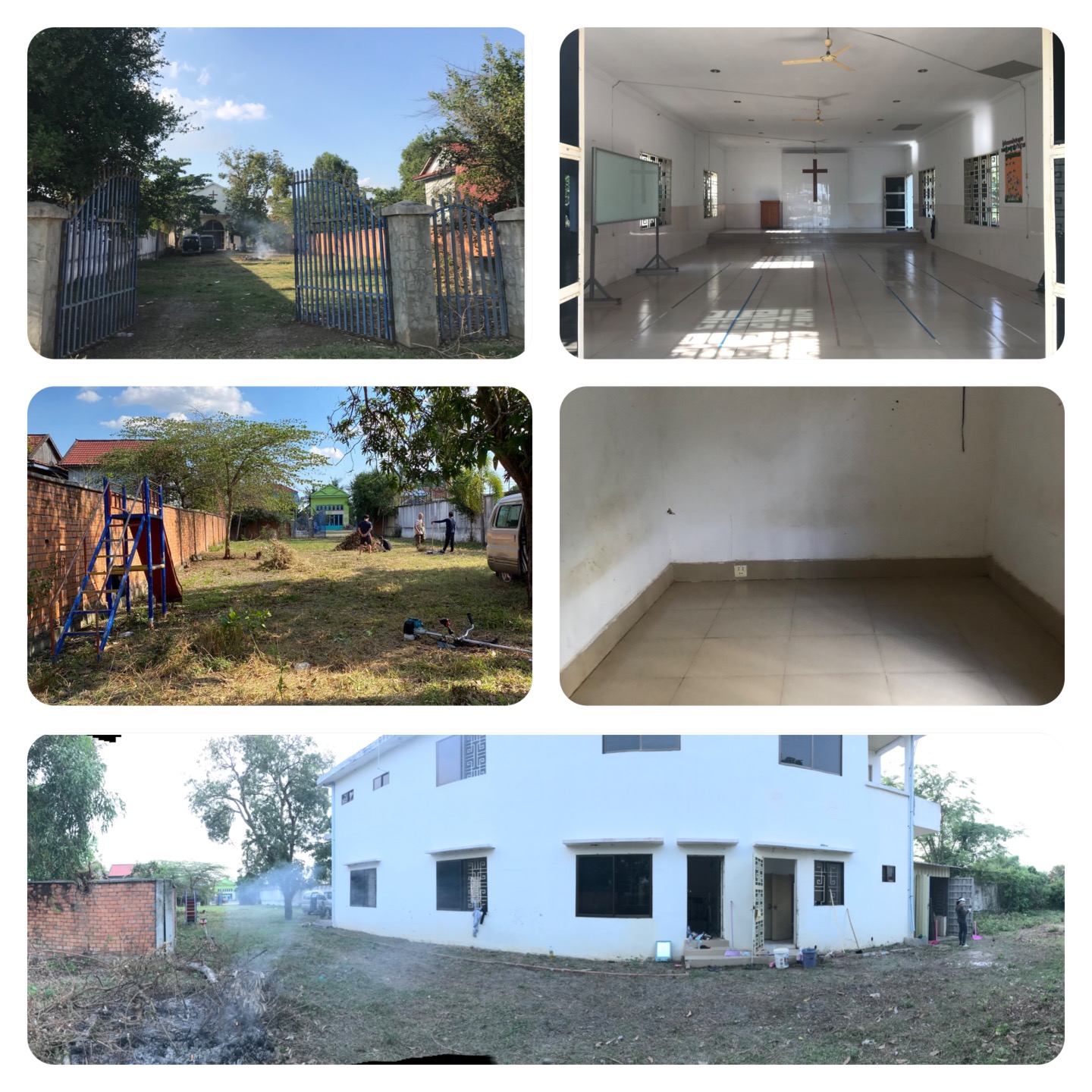 청소 및 잡초제거 후