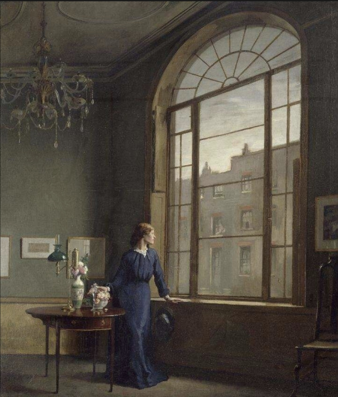 윌리엄 오펜(William Orpen), 런던 거리의 창문(A Window in London Street), 1901