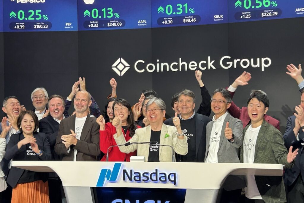 Coincheck Nasdaq IPO