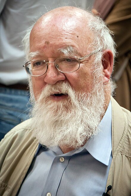 생전의 다니엘 데넷 by Dmitry Rozhkov (https://commons.wikimedia.org/wiki/File:Daniel_Dennett_2.jpg#globalusage)