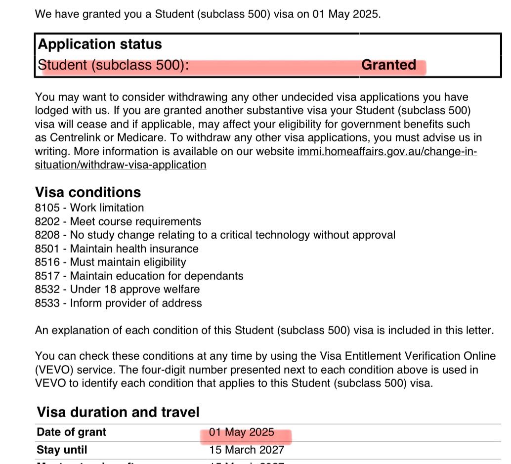 @ Yes 이민 법무 회원 비자 승인 레터