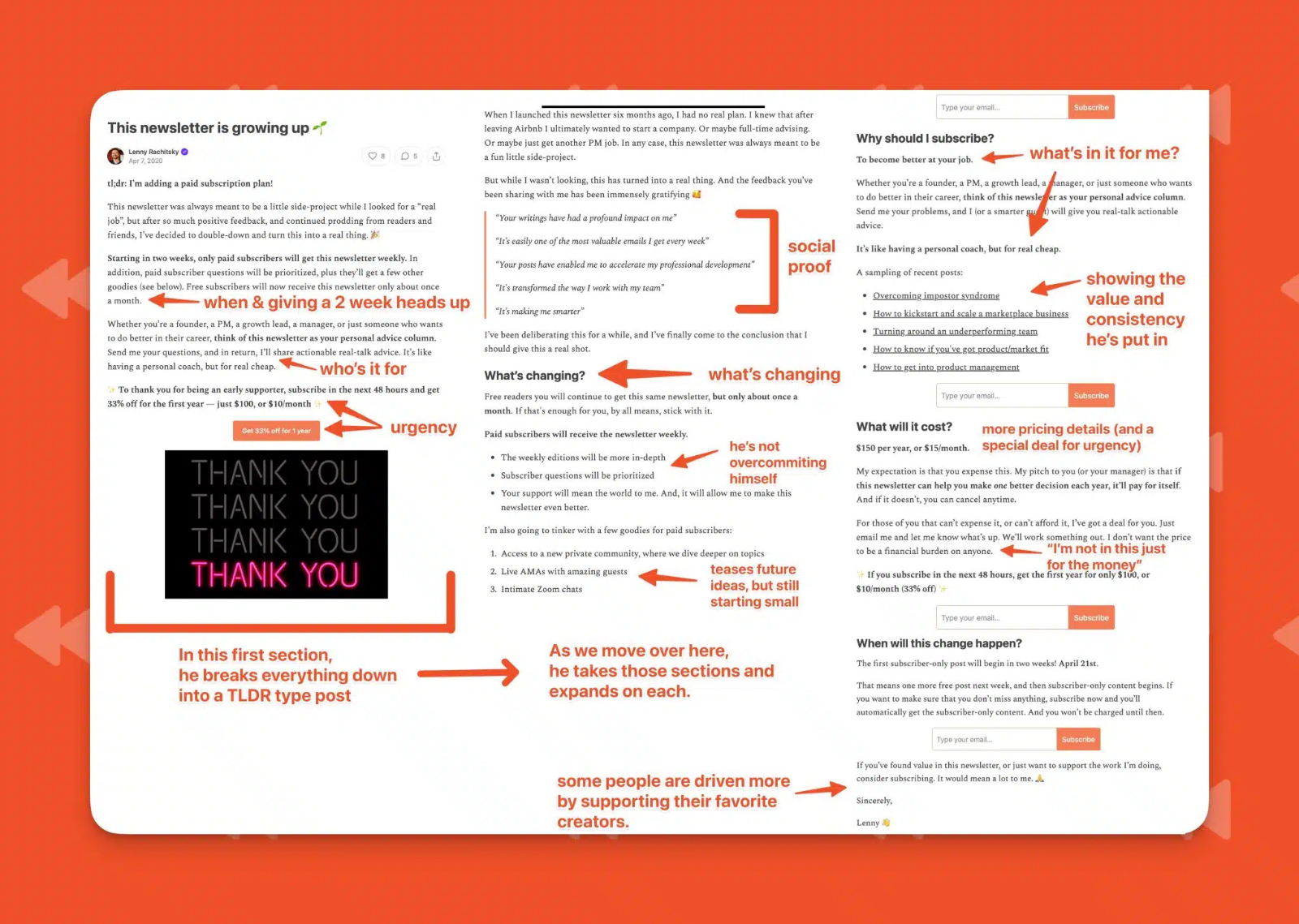 출시 메일 구성