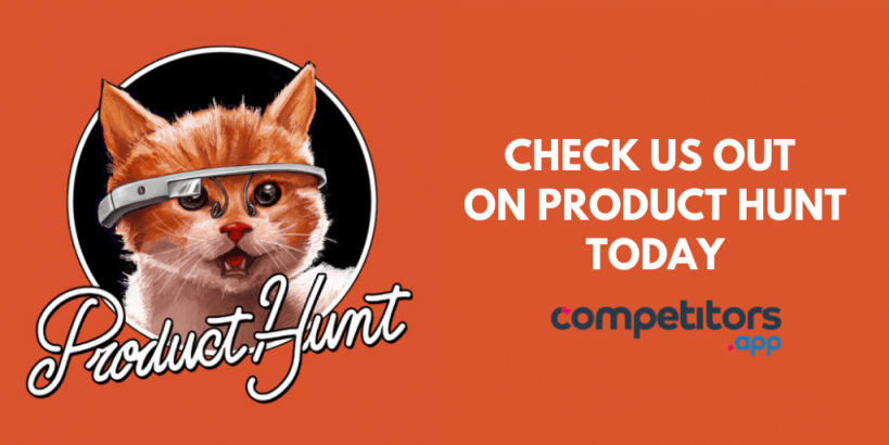 신규 서비스 론칭을 알리는 프로덕트헌트 배너