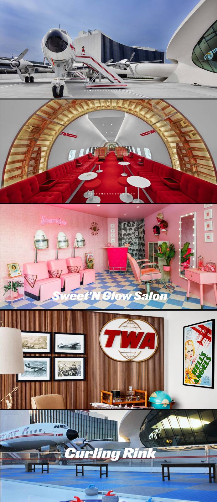 호텔 내 공간들©TWA Hotel