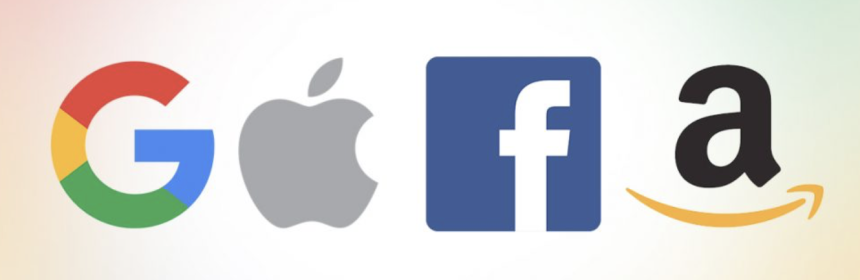 구글, 애플, 페이스북, 아마존은 묶여서 ‘GAFA’로 불리며, 여기에 마이크로소프트까지 더해 미국 IT 산업에서 가장 크고 거대한 기업이라는 뜻에서 ‘빅테크(Bit Tech)’라고 불리기도 한다.