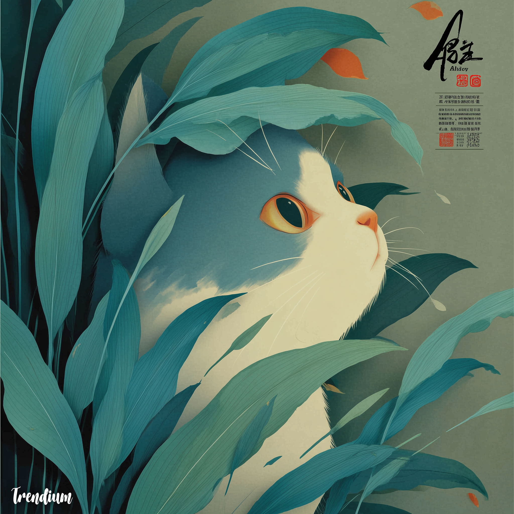 [prompt] cat --v 7 --sref 1987428609