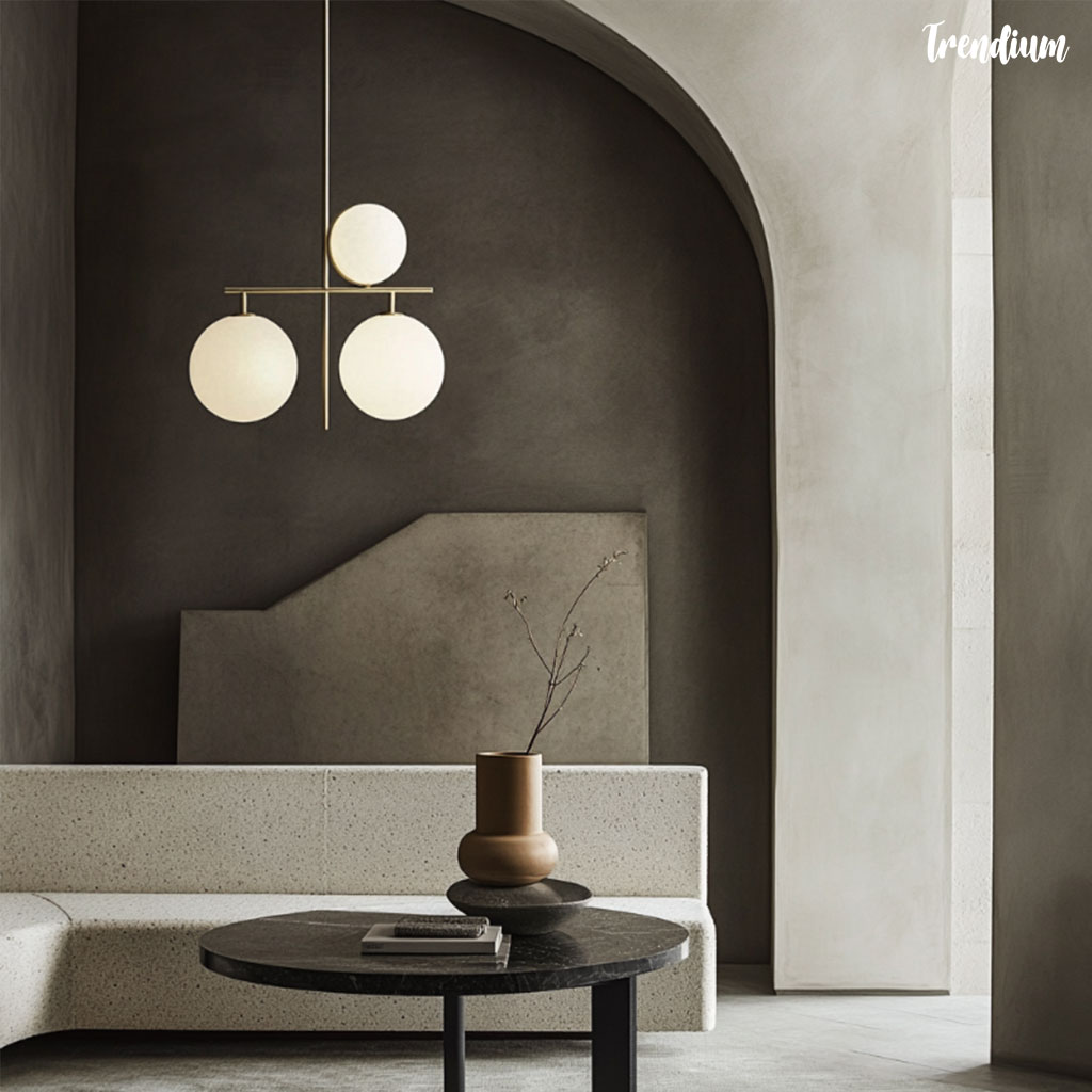 [prompt] Design a modern lighting fixture inspired by Bauhaus principles, featuring clean geometric shapes, functional form, and minimalistic design. The fixture should combine simple materials like metal and glass, with a focus on the interplay of light and shadow. Emphasize a balance between form and function, using bold, primary colors or a monochromatic palette to highlight the structure and its purpose.