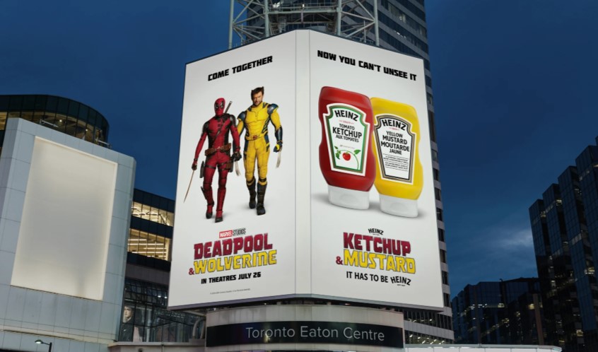 데드풀과 울버린을 패러디한 포스터_출처 : HEINZ