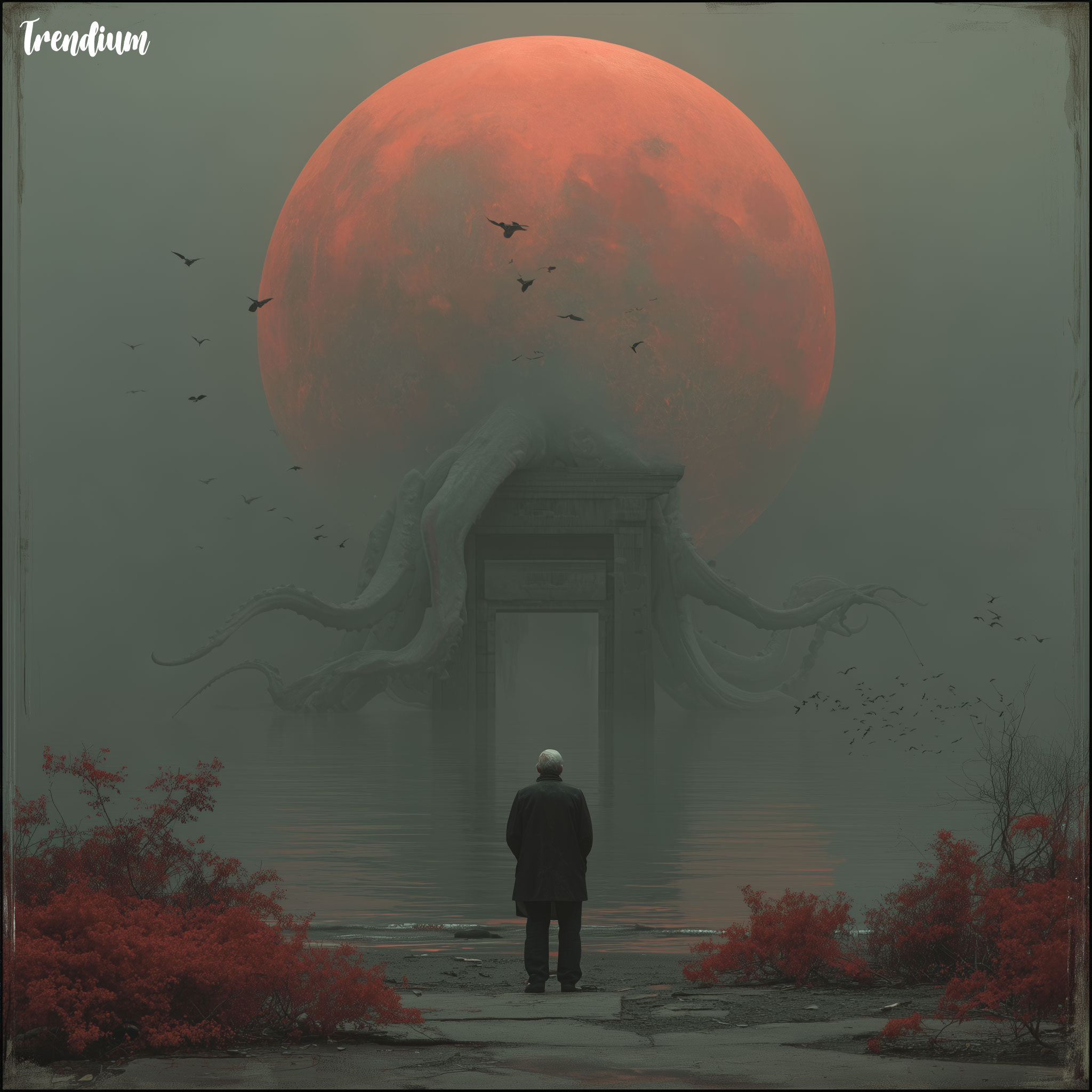 [prompt] Lovecraftian mood, surreal horror --stylize 500 --v 7