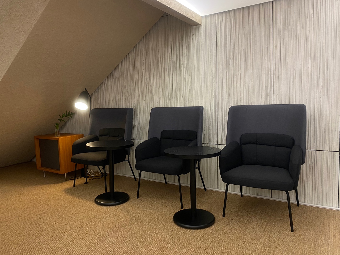 1인 암체어 좌석