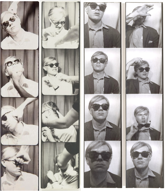 Andy Warhol <Photo-booth Self-Portrait> 1960Booth