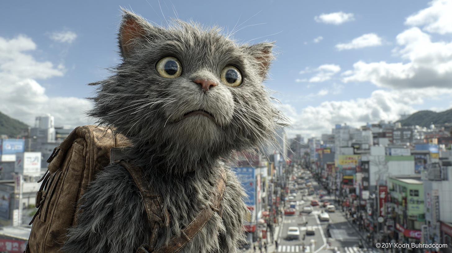 길을 잃은 고양이 신