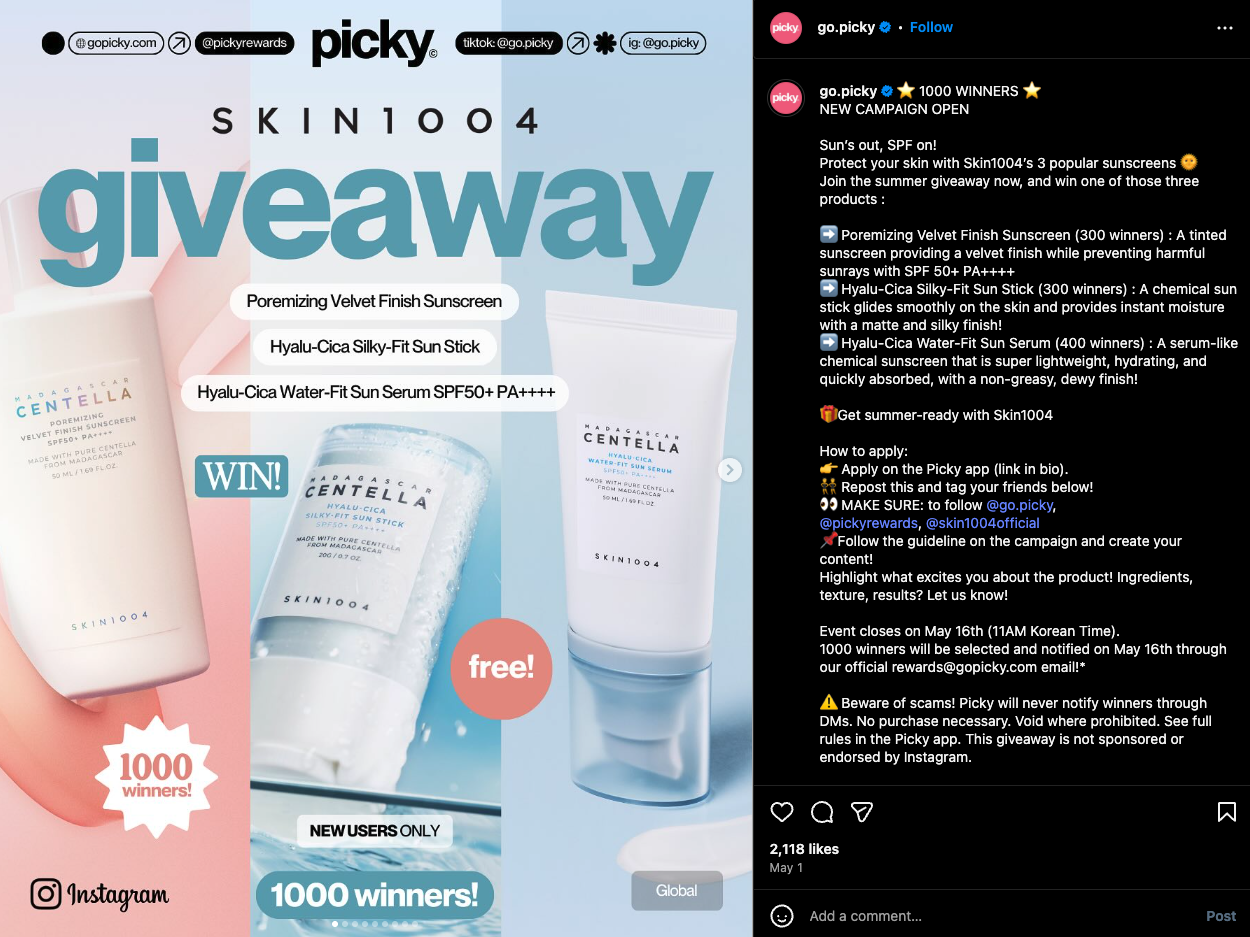 브랜드에게 비용을 받고, 체험단 프로그램을 진행하는 것이 메인 비즈니스 모델이다