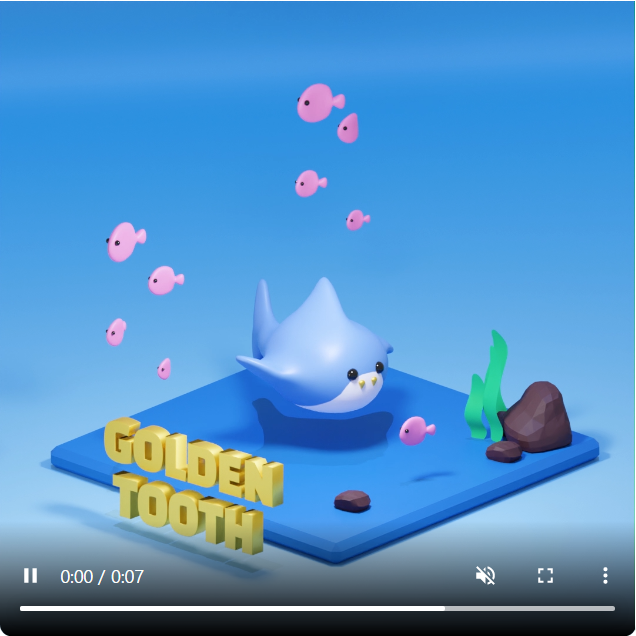 상어 펫 '황금이빨' | TOVI