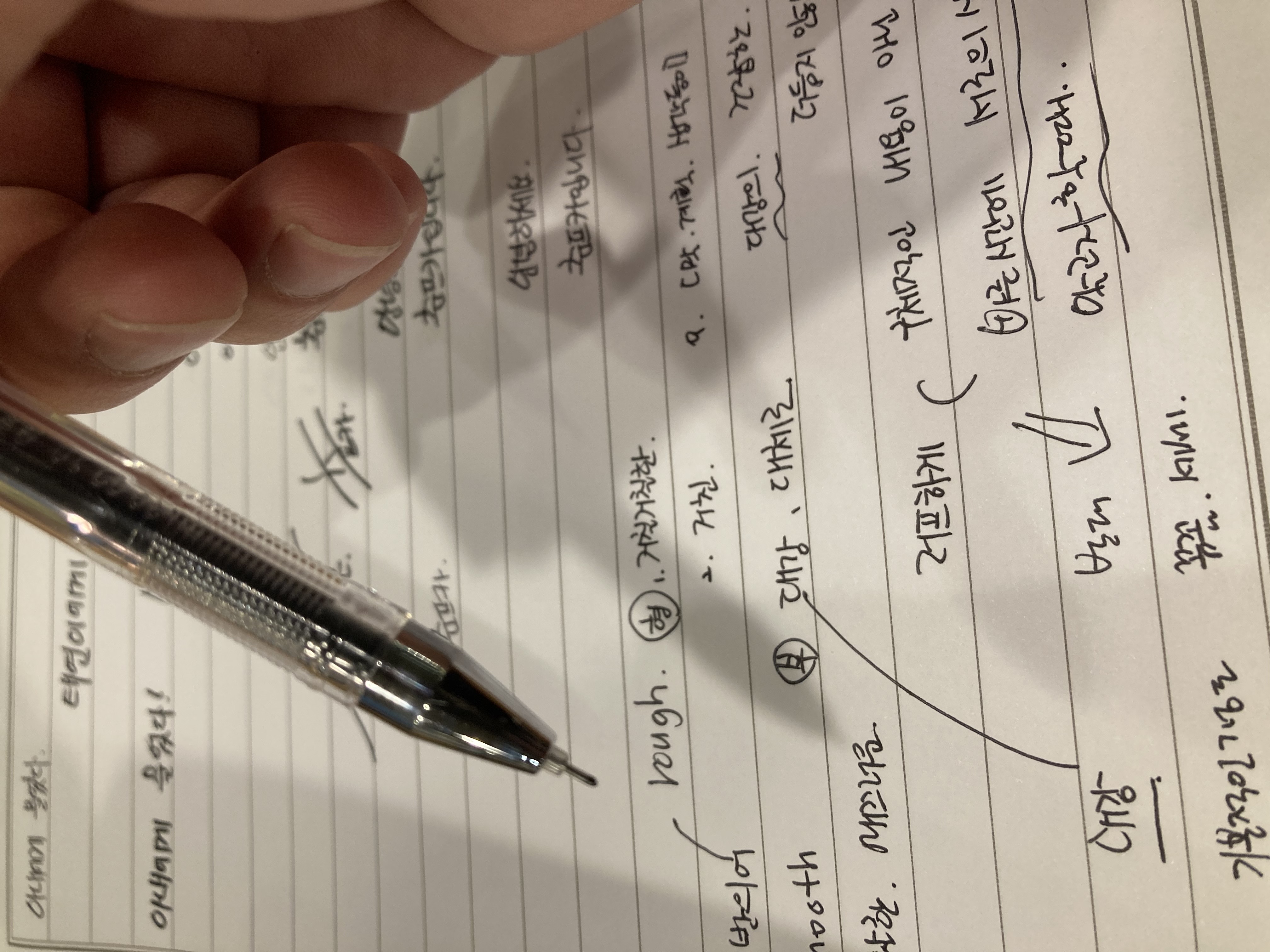 빈 메모장에 이것저것 끄적였습니다.