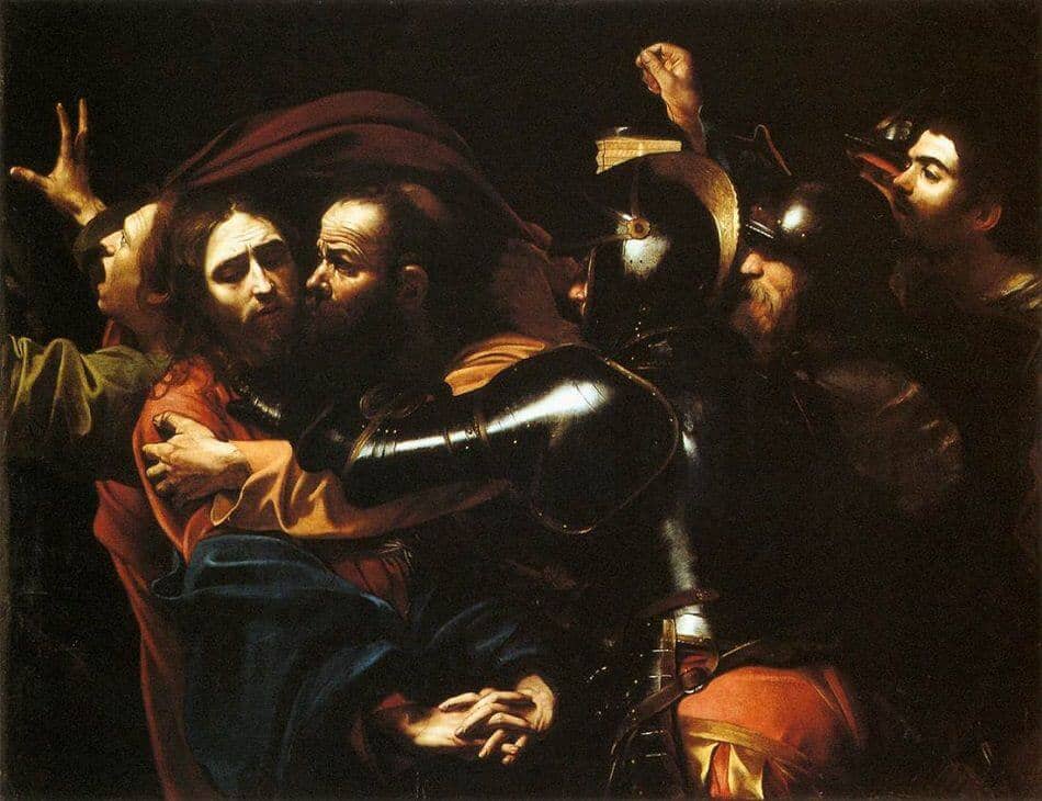Caravaggio 「The Taking of Christ」&nbsp;1602 ⓒ caravaggio.org