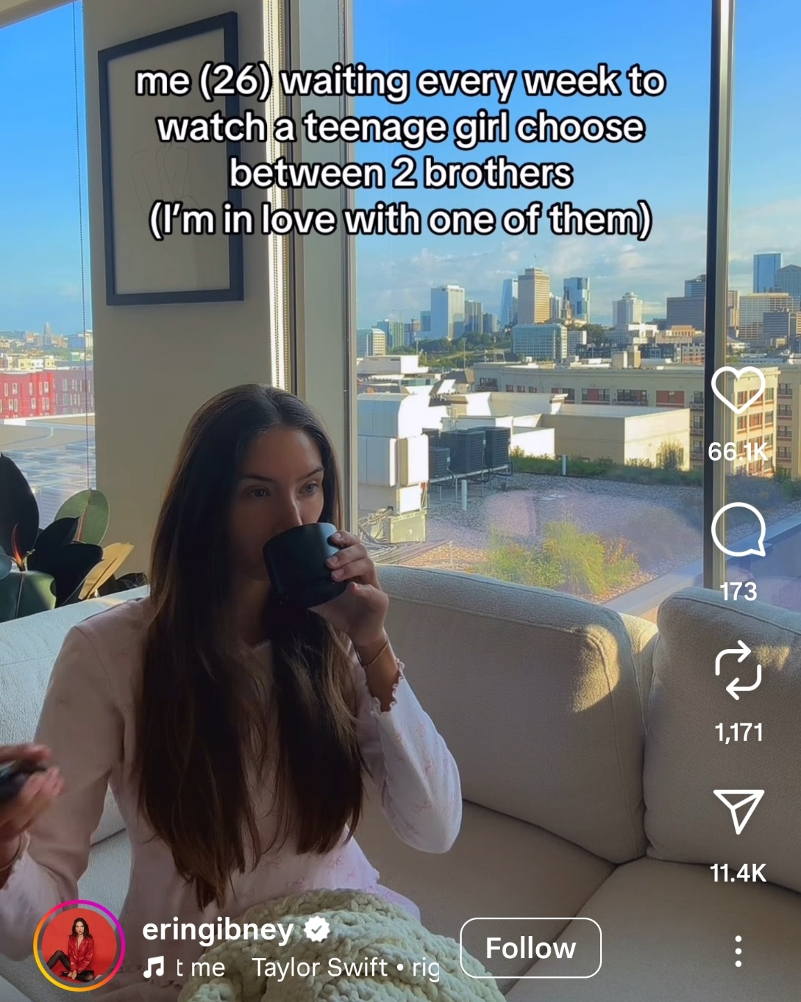 이런 유형의 릴스와 공감 댓글이 만선이야