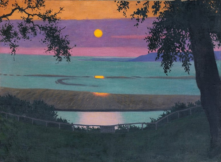 펠릭스 발로통(Felix valloton), sunset,1918