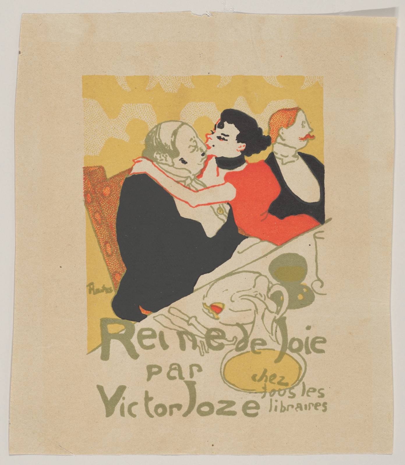  Toulouse-Lautrec 「Reine de Joie」 1892, lithograph ⓒ met museum