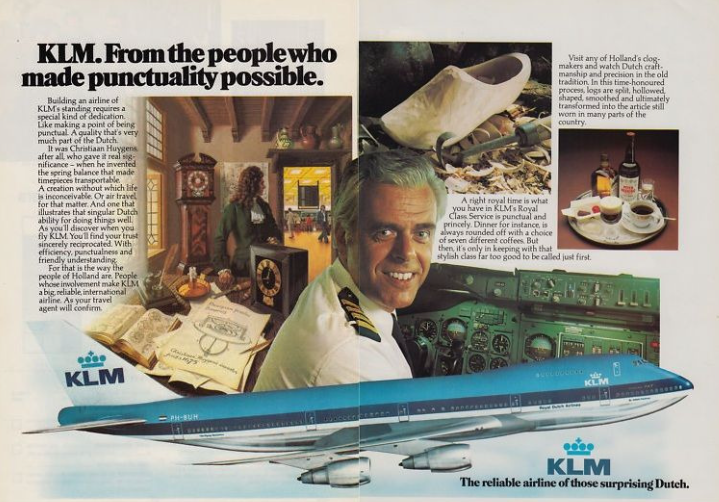 KLM 광고에 등장할 정도로 신망받던 스타 파일럿 반 잔텐