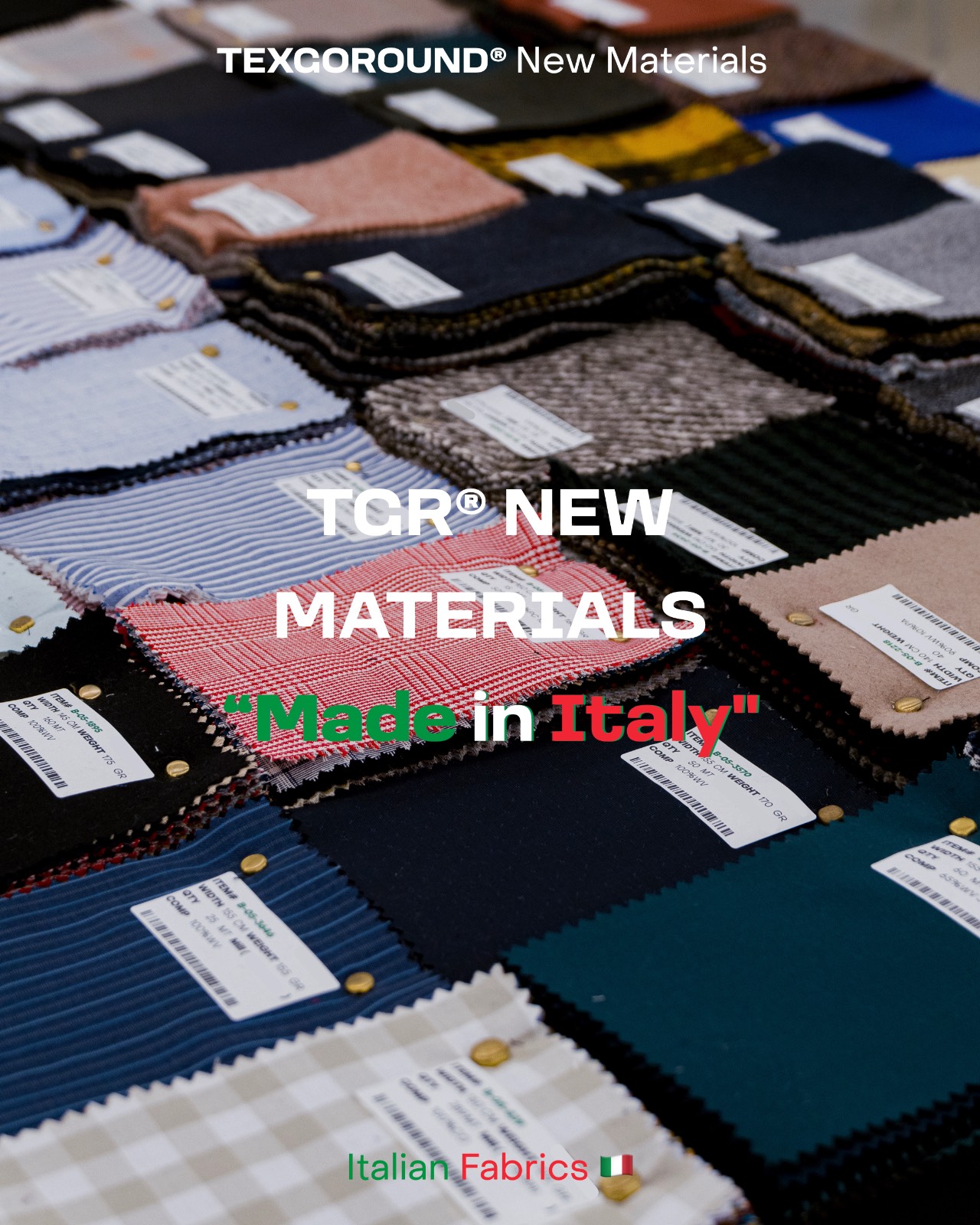 TGR® NEW MATERIALS : “Made in Italy” 🇮🇹