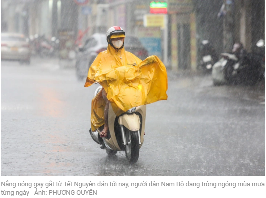 설부터 지금까지 무더위로 남부 사람들은 매일 우기가 오기를 기다리는 중입니다