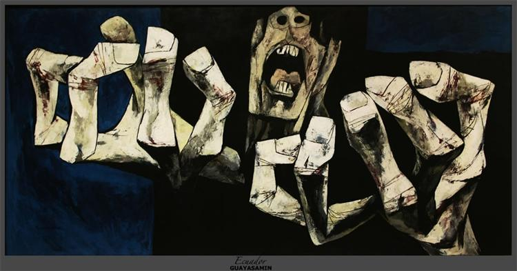 Oswaldo Guayasamín, Manos de la Protesta (Hands of Protest), 1968