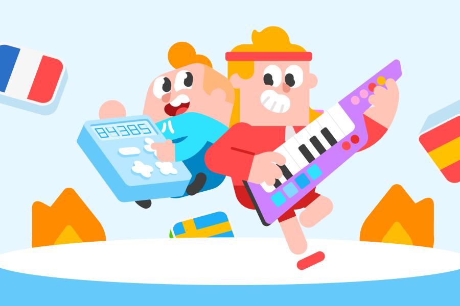 Illustration from Duolingo Blog