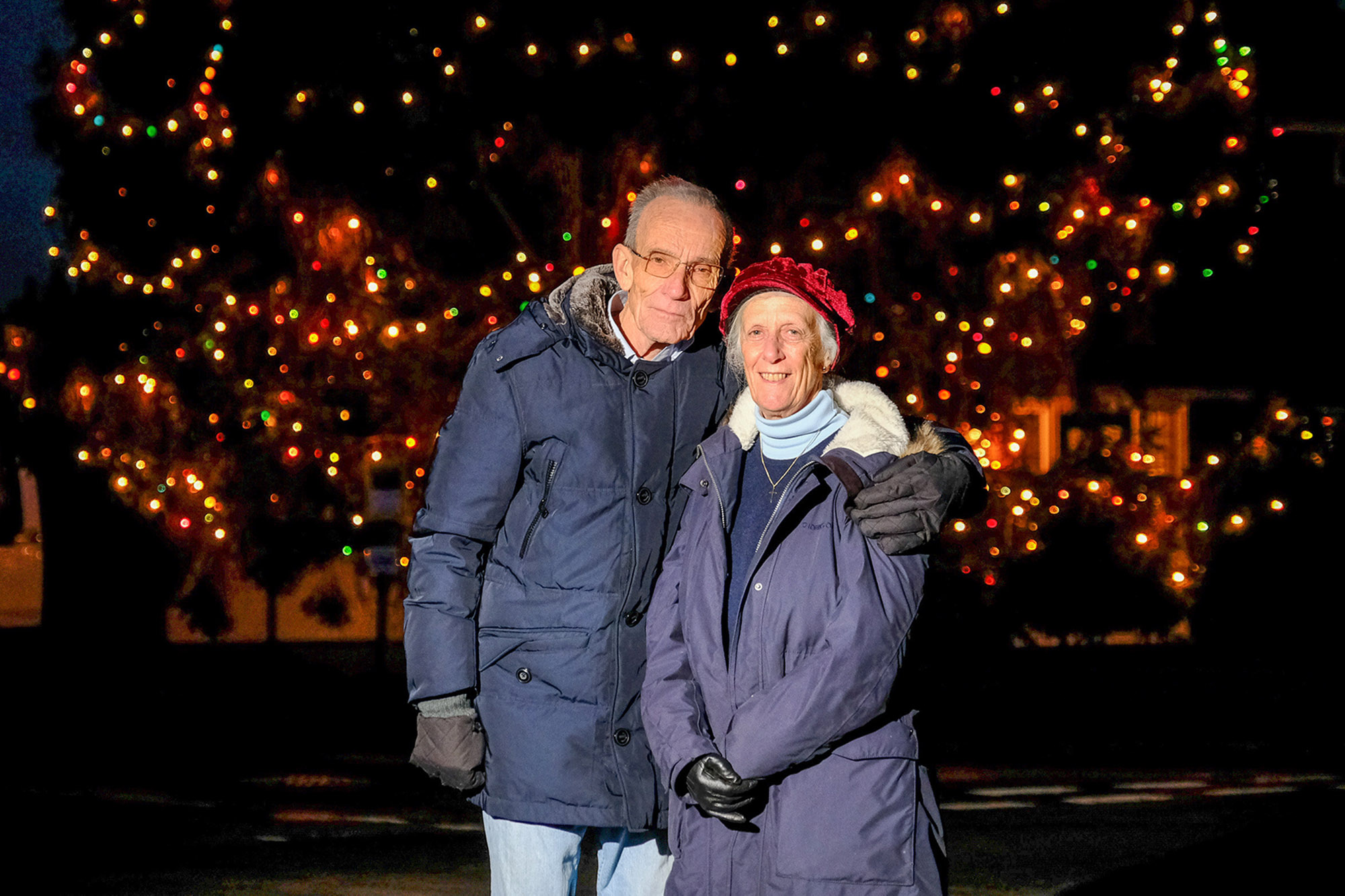 Avril Rowlands, 75, and her husband Christopher, 76