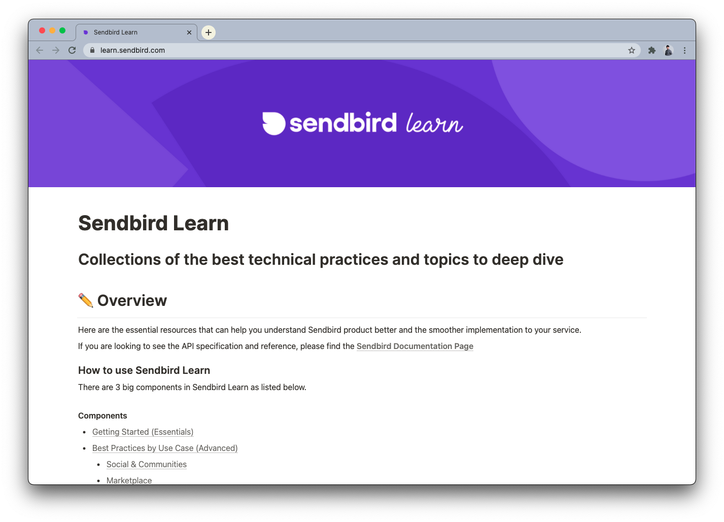 https://learn.sendbird.com/