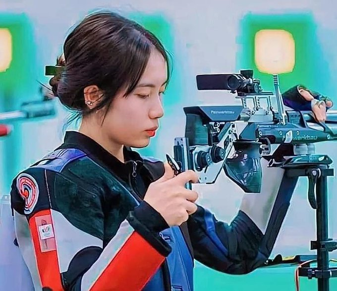 베트남 사격팀 레 티 몽 뚜옌(Lê Thị Mộng Tuyền) 선수