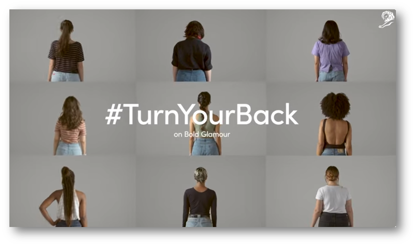 출처: 유튜브, Dove - Turn Your Back (case study)