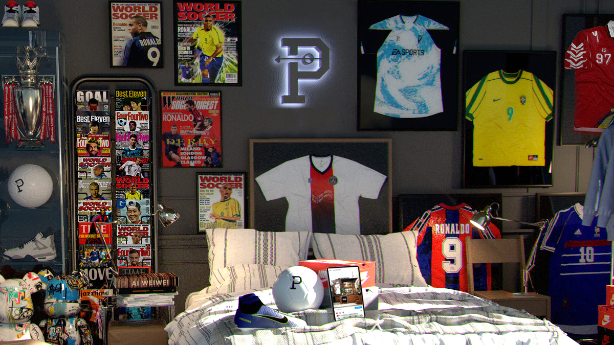 [출처 : 바이브랜드] 유니폼과 축구 용품으로 꾸며진 편집숍