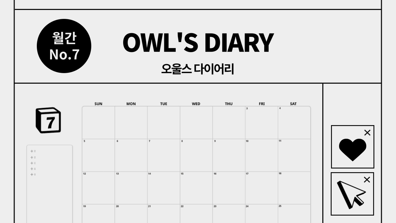 Mothly paper, Owl's diary